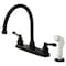 Kingston Brass KB8795NFL NuWave French Centerset Kitchen Faucet, Oil Rubbed Bronze KB8795NFL - alternate 1